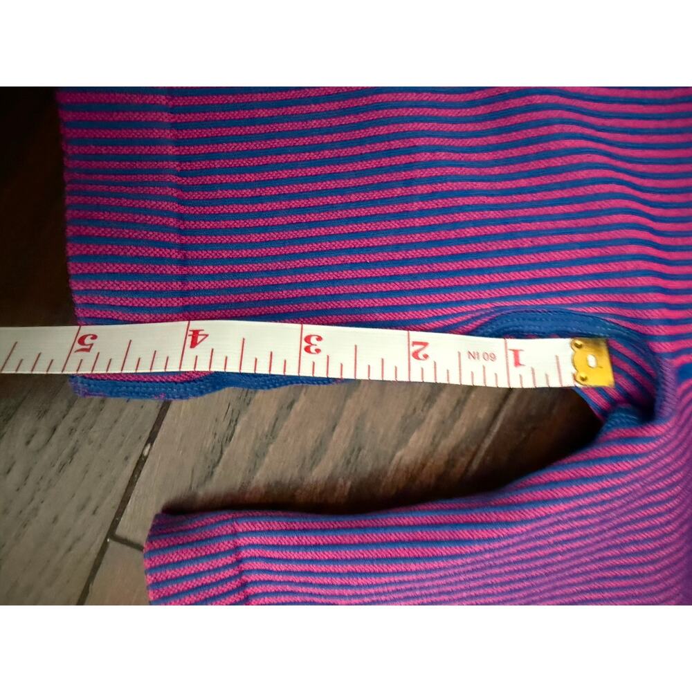 Fabletics NWOT Ribbed Seamless High-Waist Compression Bike Shorts Pink Blue S - Picture 6 of 7